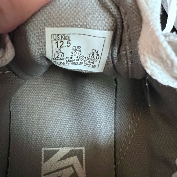 Kids' Old Skool Vans - Garden Party Sz 12.5 - Picture 9 of 9